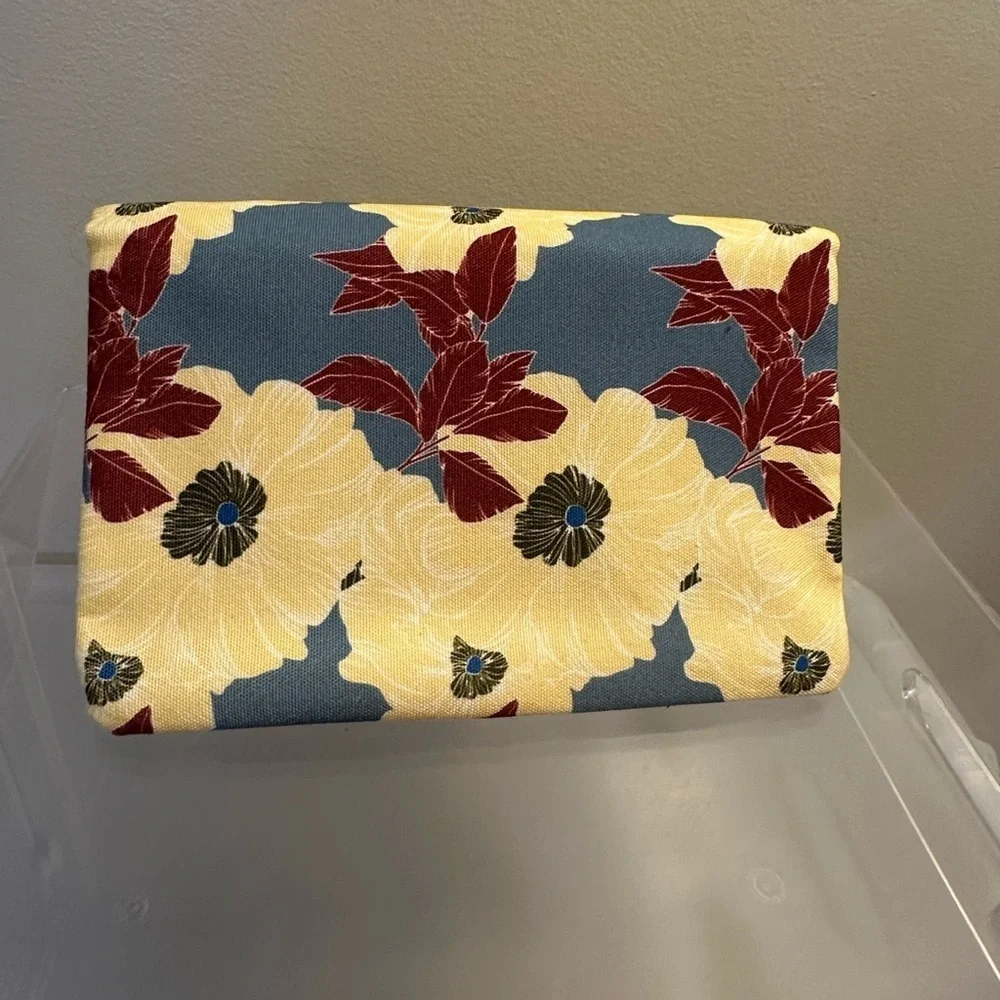 Rachel Pally REVERSIBLE Leather & Canvas Clutch